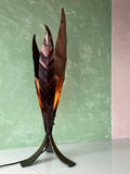 Brutalistic Regency style floor or table lamp by Franco Zavarise, 1999