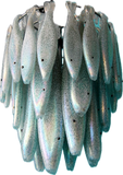 1RR 3.15 - Blue Silver Herring Chandelier