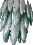 1RR 3.15 - Blue Silver Herring Chandelier