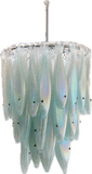 1RR 3.15 - Blue Silver Herring Chandelier