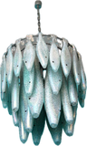 1RR 3.15 - Blue Silver Herring Chandelier