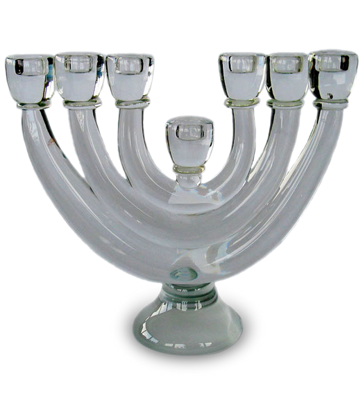 1RR 12.06 - Menorah Clear Crystal