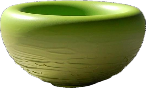 1RR 4.10 - Bowl (green oasis with lime)
