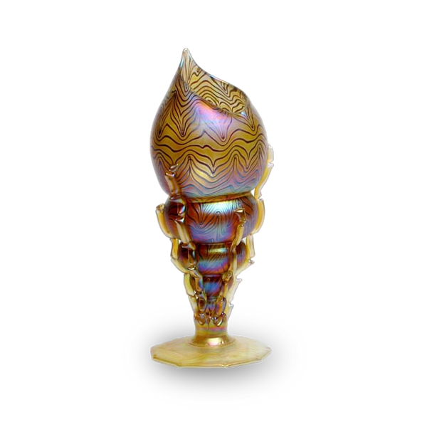 8AN 055 Vase in tower shell shape