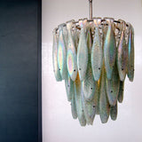 1RR 3.15 - Blue Silver Harring Chandelier