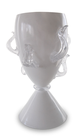 1RR 3.10 - Vase Super Cup 'Falling Leaves' (white)